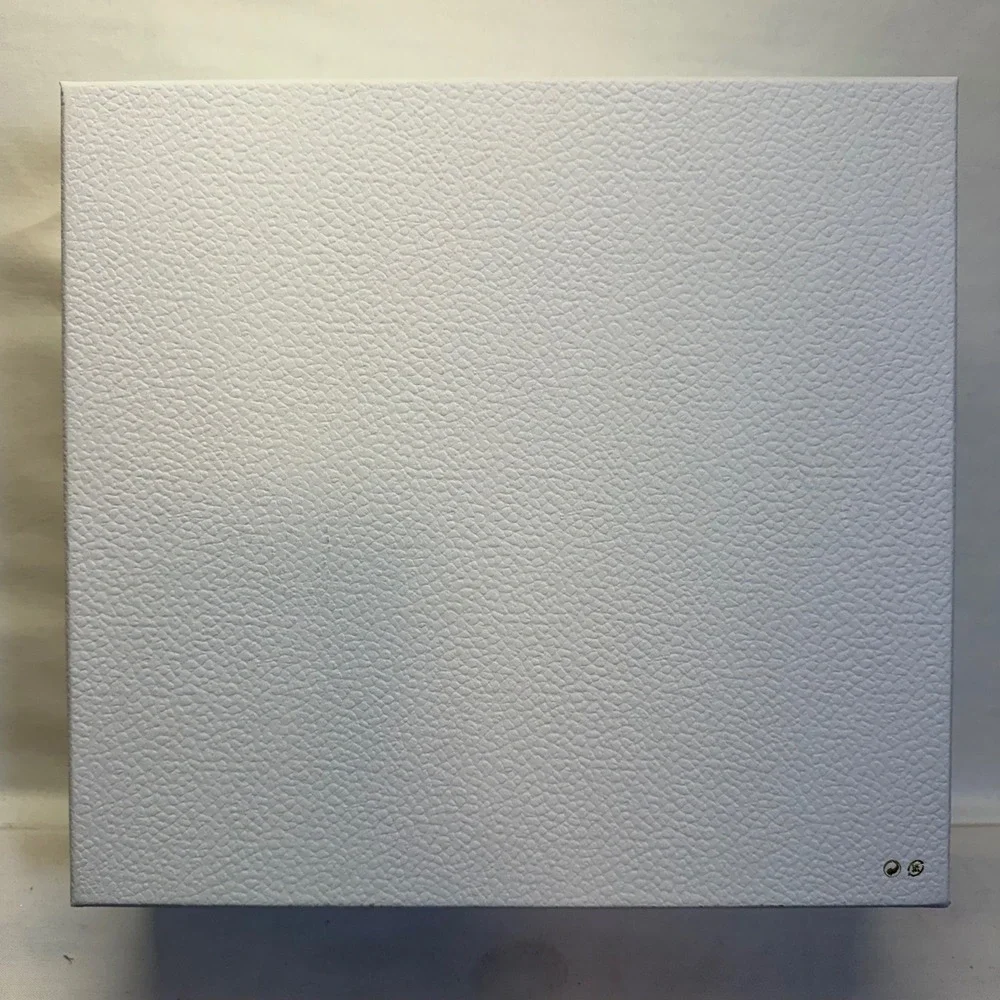Dior Empty Gift Box Lot of 4 White Gold Black Logo Tissue Paper Luxury Packaging
